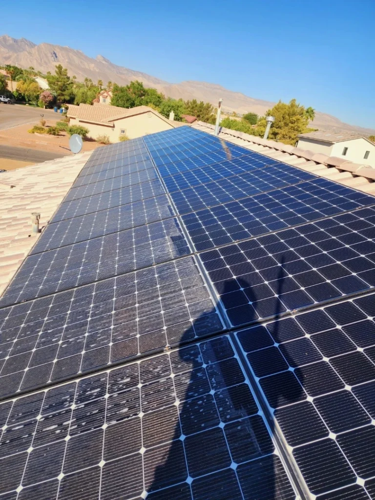 solar panel cleaning G & S window cleaning